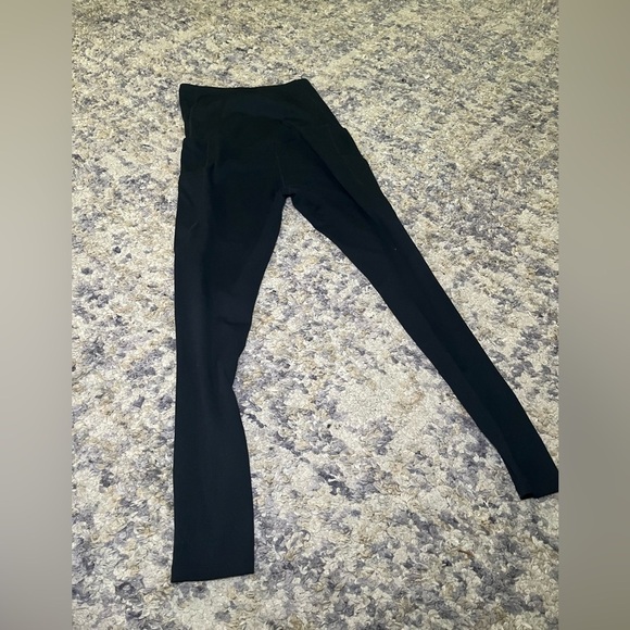 Enerful black maternity workout pants with side pockets size small - Picture 6 of 9